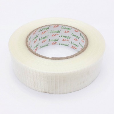 High-strength Bundling Strapping Fiberglass Cross Filament Adhesive Tape Single Sided Transparent Fiberglass Tape